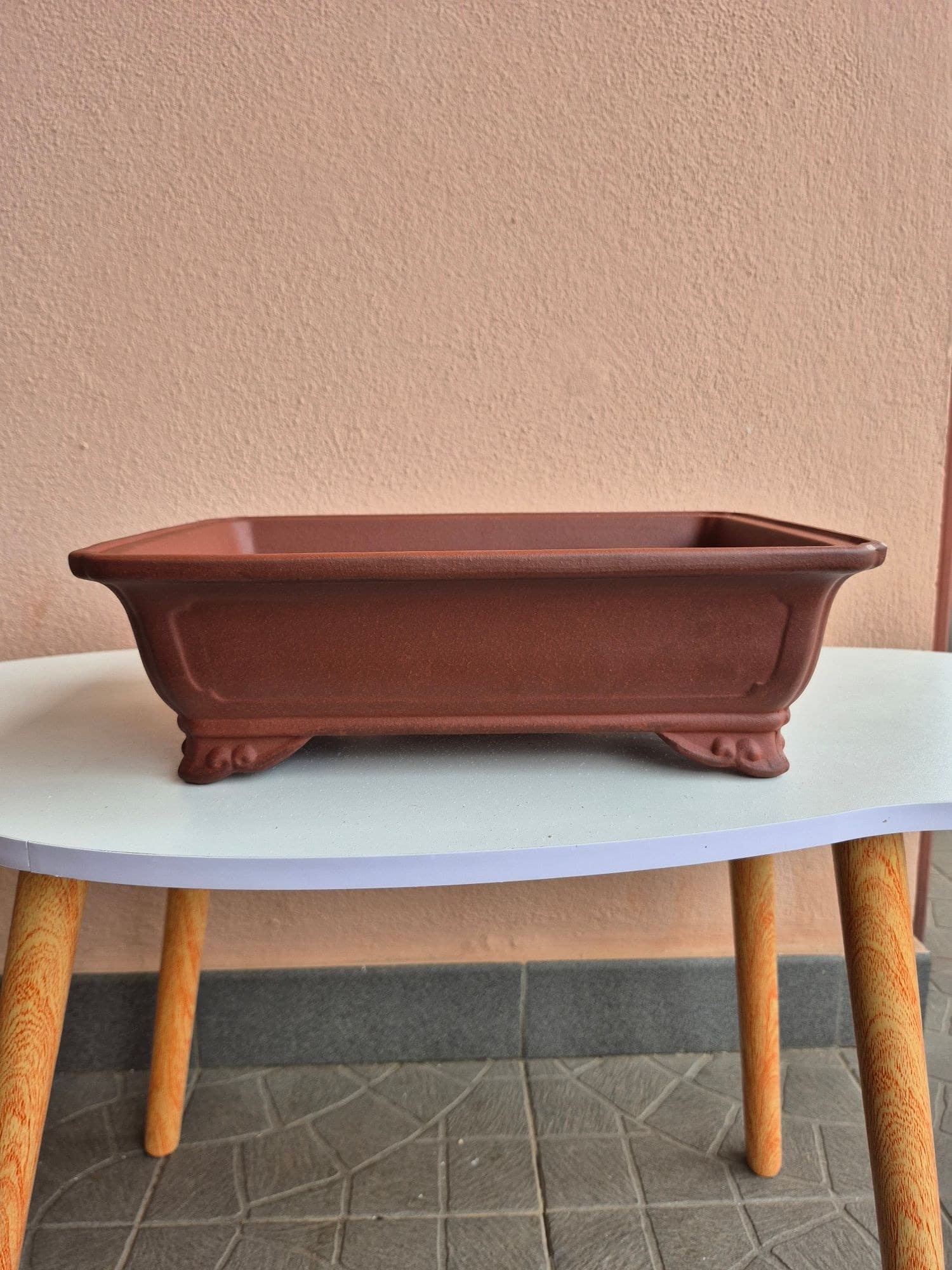 Zisha Purple Clay Ceramic Bonsai Pot 34 x 23.5 x 10.5 cm