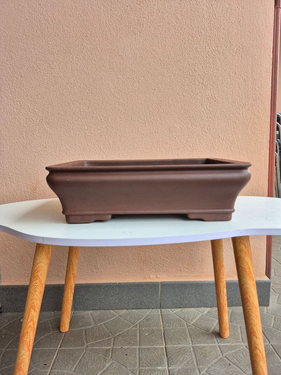Aubergine Zisha Ceramic Bonsai Pot 36 x 22.5 x 10.5 cm
