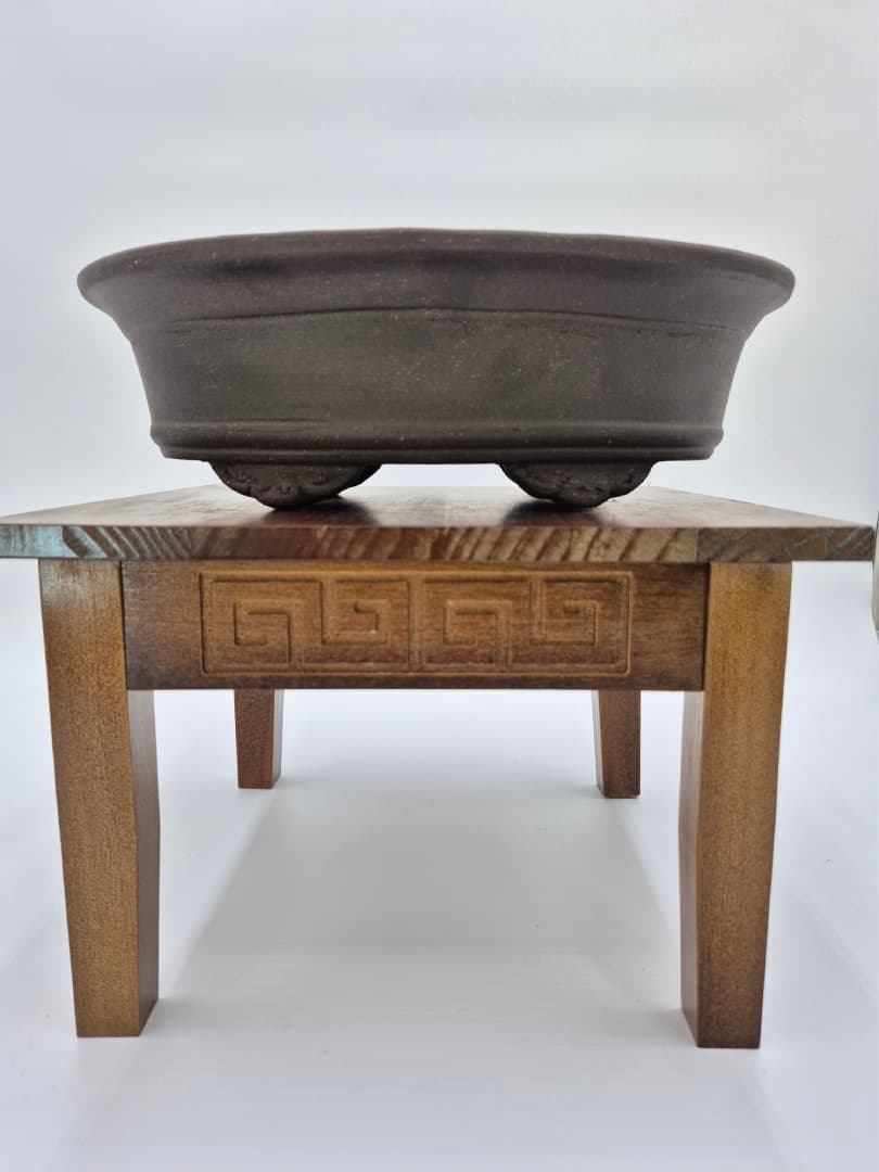 Bonsaischale Oval 33 x 25 x 10 cm Braun