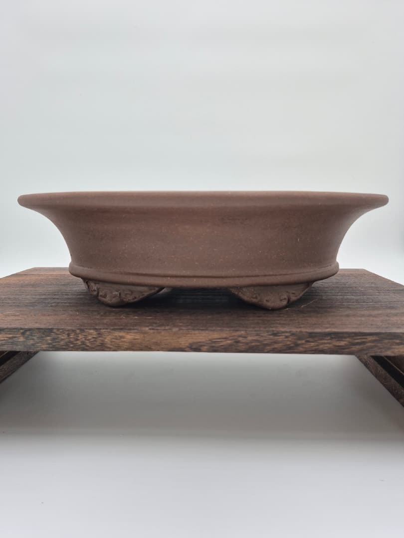 Bonsai-Topf oval 37,5 x 30,5 x 10,5 cm braun