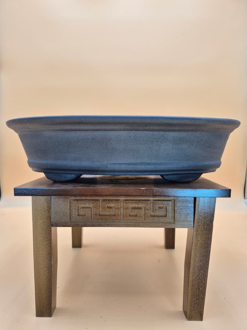 Bonsai-Schale Oval 40,5 x 28 x 10 cm Braun
