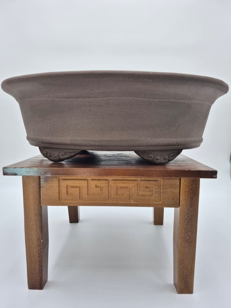 Bonsaischale Oval 42 x 32 x 13 cm Braun