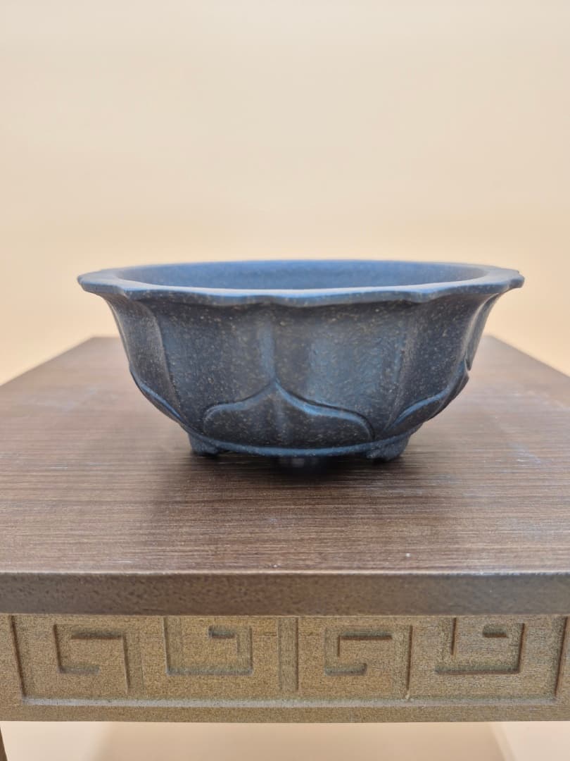 Bonsai-Schale 15 x 15 x 6,5 cm, ockerbraun