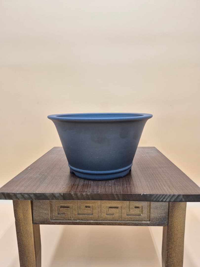 Braune Bonsaischale 19,5 x 19,5 x 11 cm