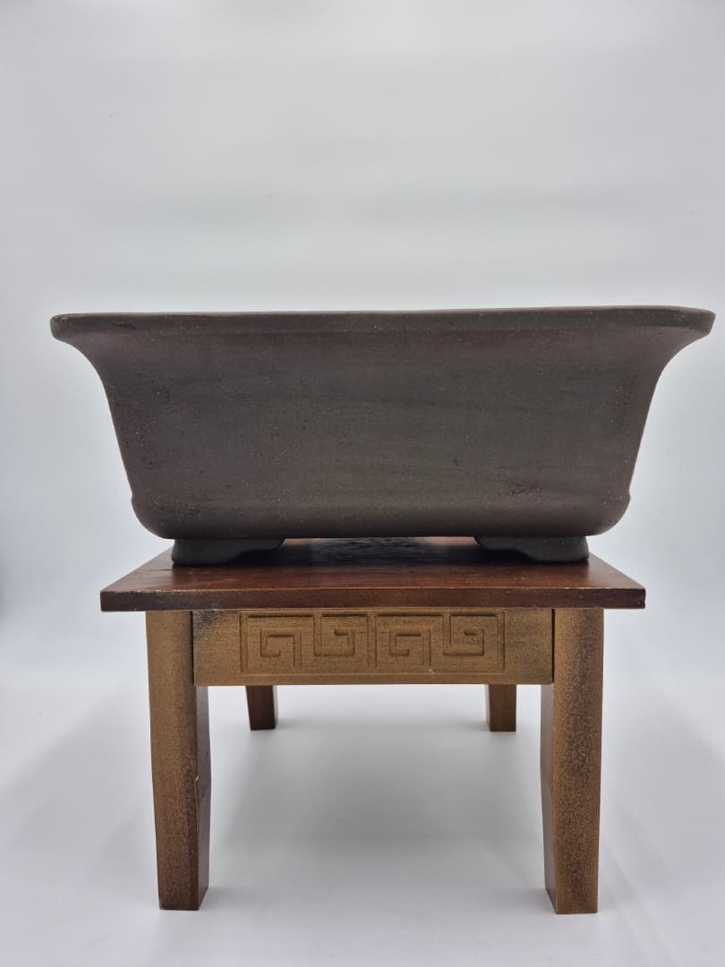 Bonsai-Topf rechteckig 38 x 29 x 15 cm braun
