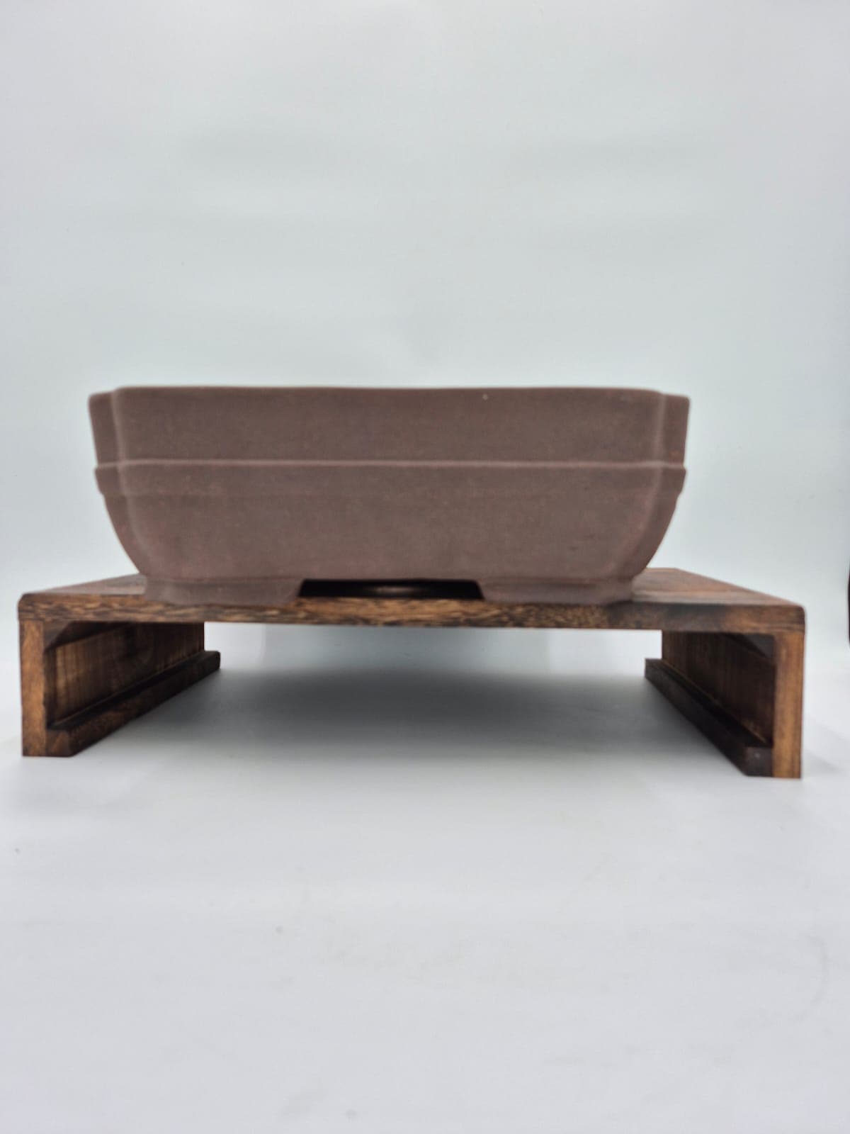 Bonsai-Topf 47 x 36 x 12 cm, braune Keramik