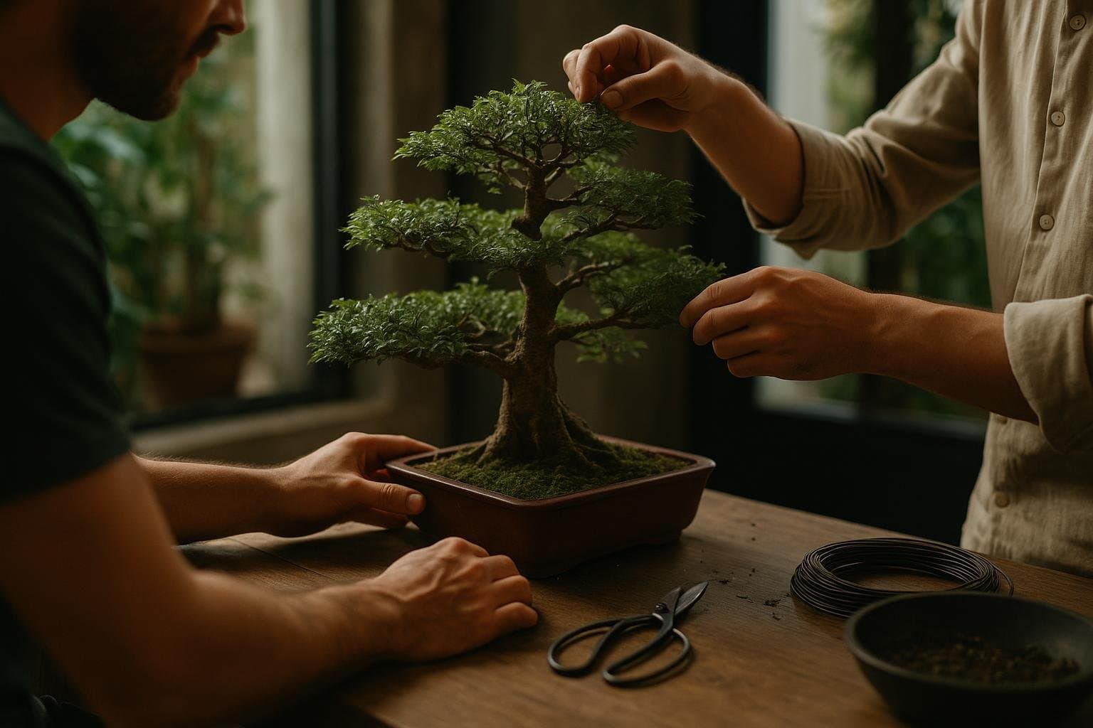 Unire le Forze per la Cura del Bonsai