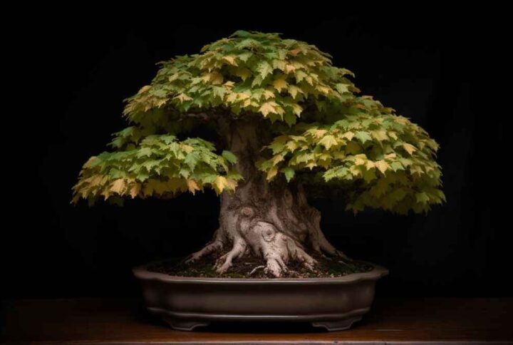 Modellare e modellare il bonsai di acero tridente: Una delicata danza tra arte e natura