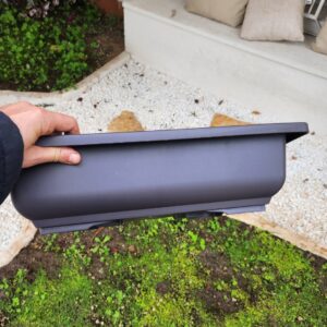 Rectangular Bonsai Pot in Resin - 45x35x12cm 2