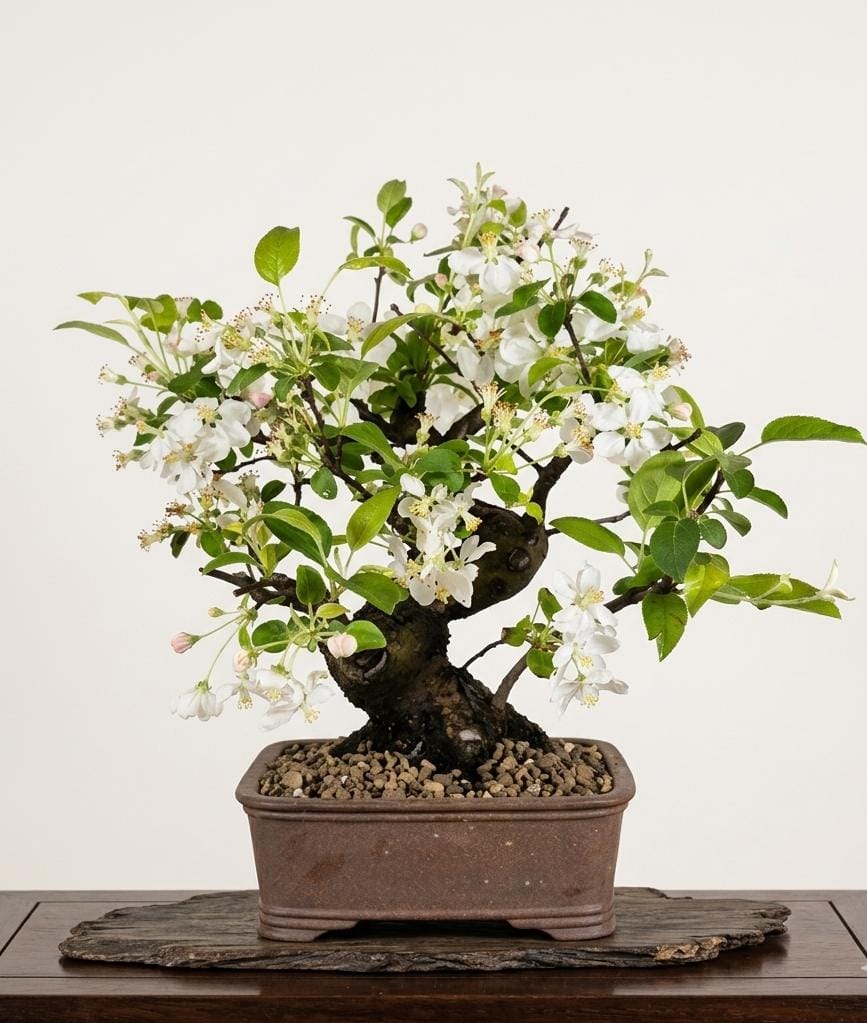 Bonsai of Apple (Malus) 18 years old 1