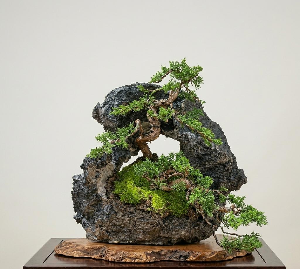 Juniper Itoigawa Kishu on Stone