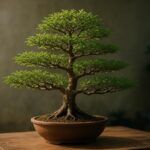 Ramificazione fitta di un bonsai con rami fini ben distribuiti