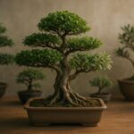 Especes de bonsai faciles pour debutants sur une table de travail