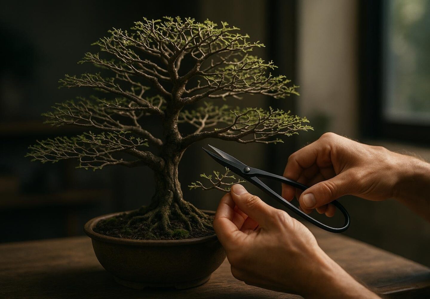 Fine bonsai ramification with well-distributed secondary branches
