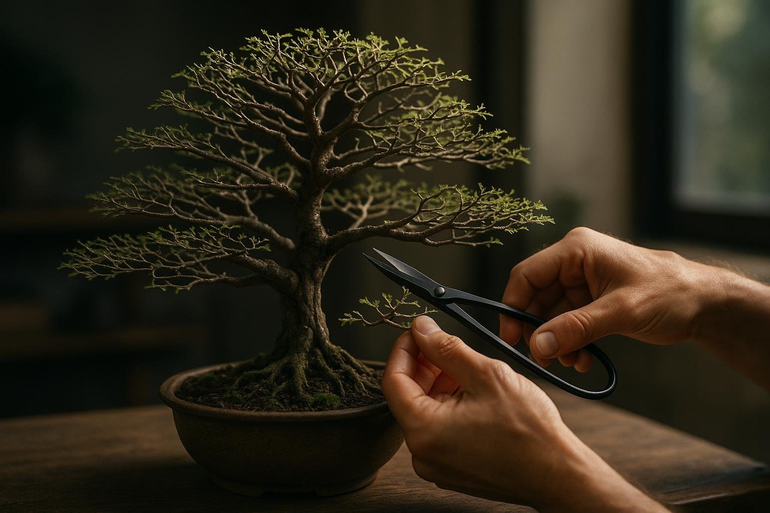 Fine bonsai ramification with well-distributed secondary branches